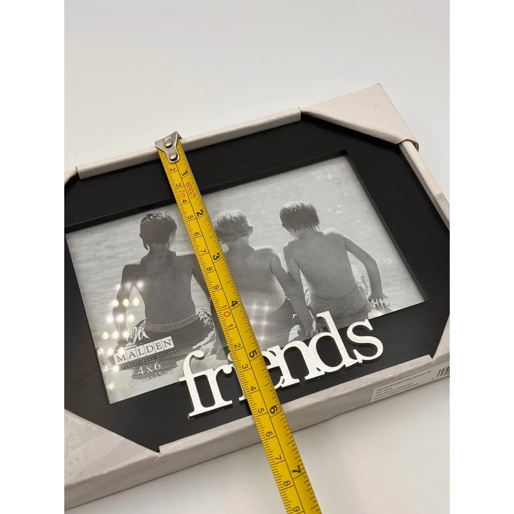Malden International Designs Picture Friends‎ Black 4x6 Photo Picture Frame